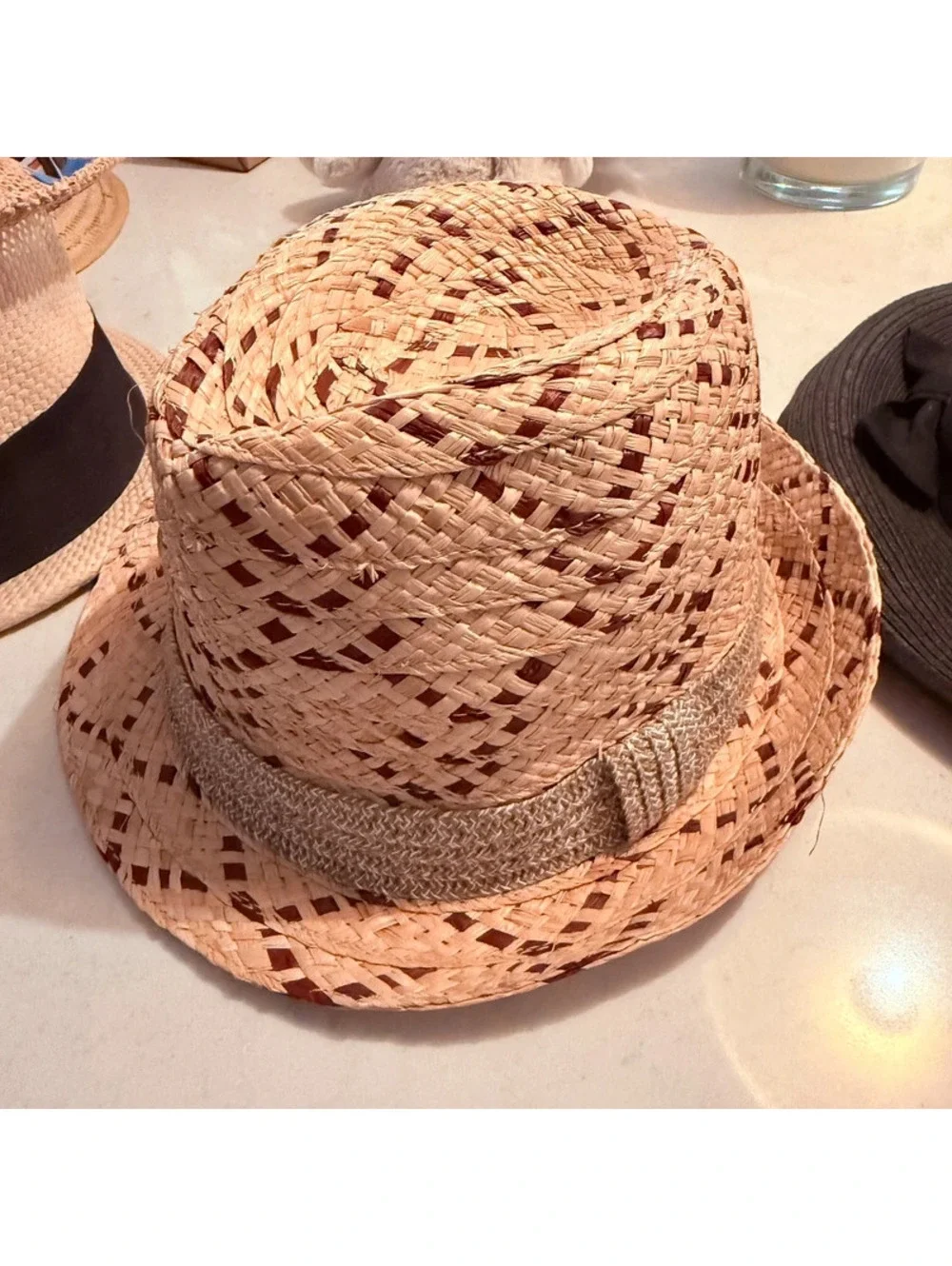 Grace hats straw fedora sun hat